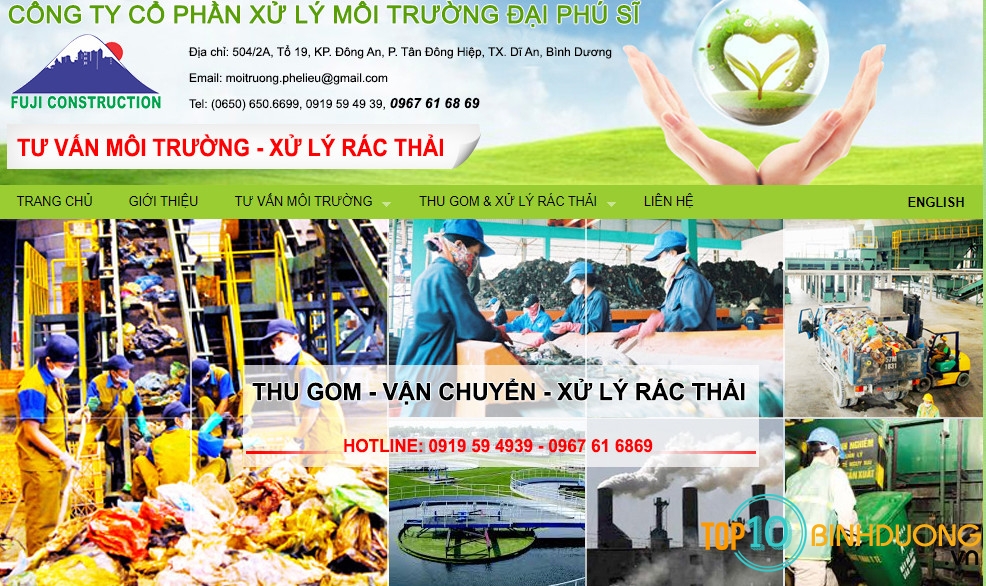 Cong Ty Xu Ly Chat Thai Tai Binh Duong Dai Phu Si