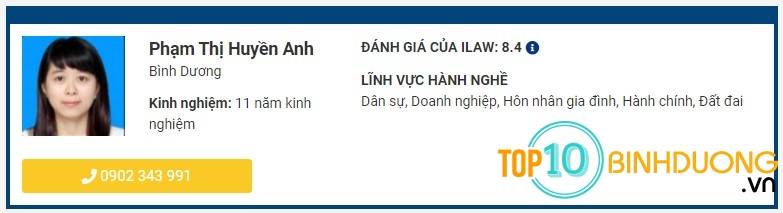 Luat Su Pham Thi Huyen Anh