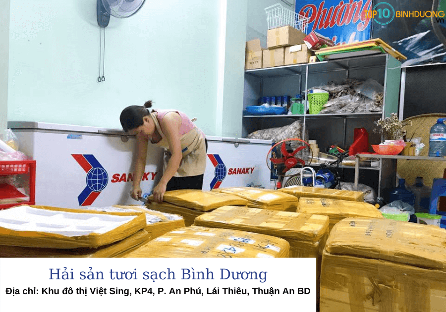 Vựa hải sản tươi sạch Bình Dương