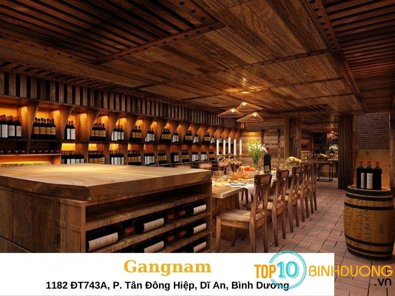 Nhà hàng hầm rượu Gangnam.