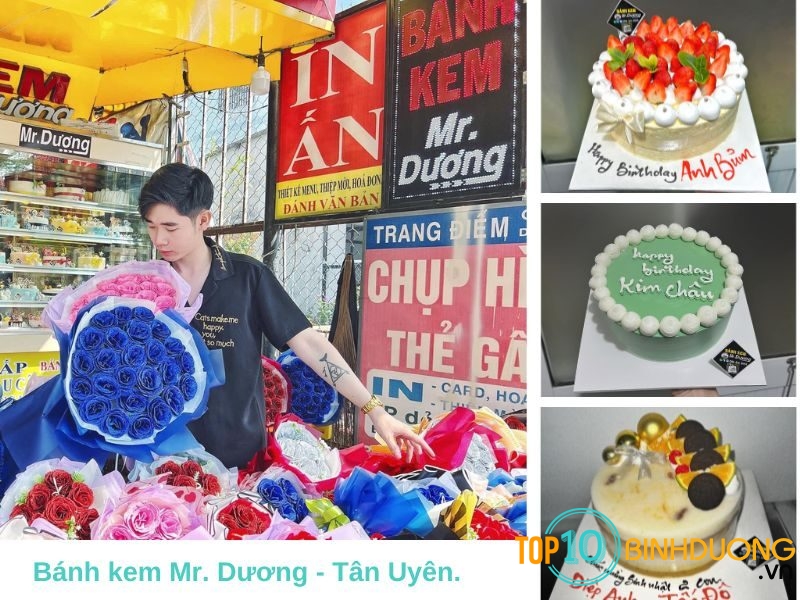 Bánh kem Mr. Dương - Tiệm bánh kem ở Tân Uyên hiện đại, bắt trend.