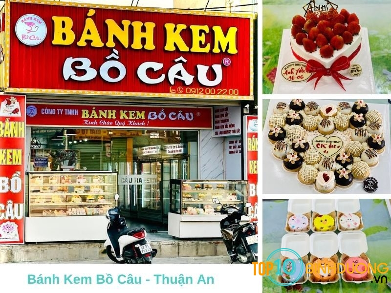 Bánh Kem Bồ Câu - Tiệm bánh kem ở Thuận An ngon khó cưỡng