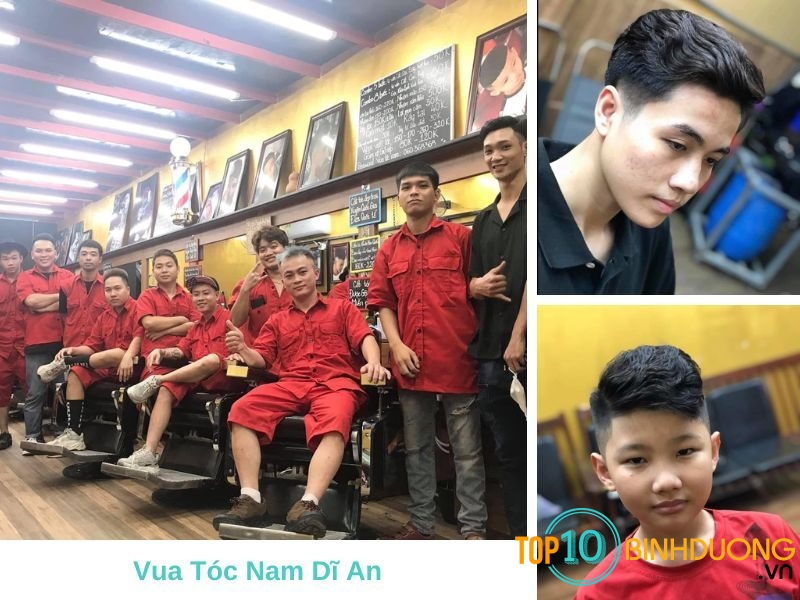 Vua Tóc Nam - Tiệm cắt tóc nam đẹp ở Dĩ An.