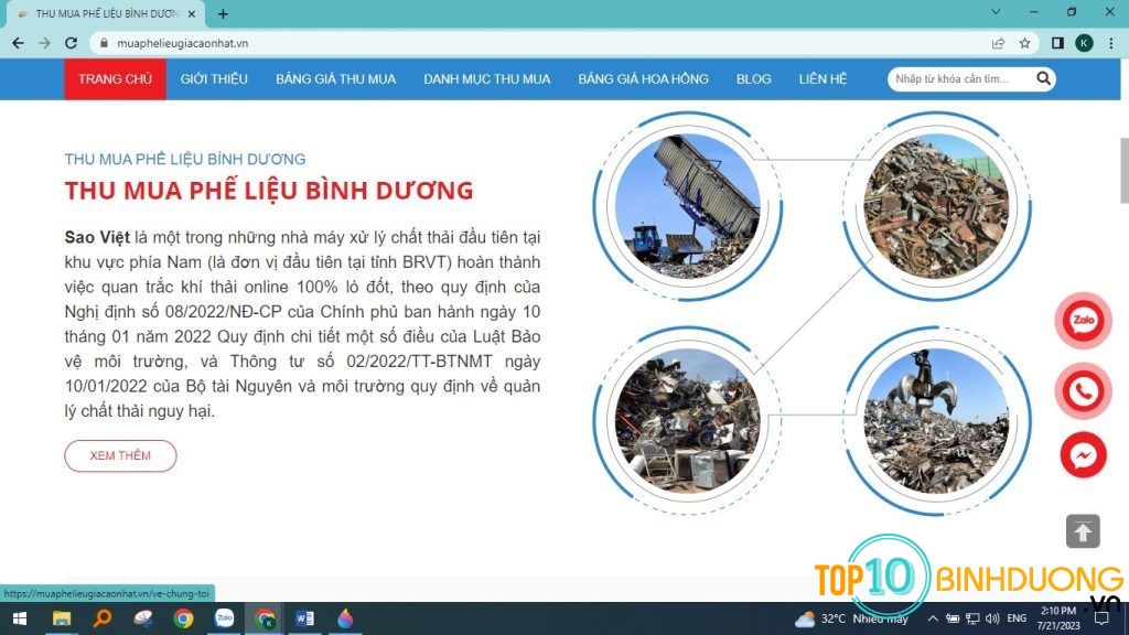 Top 10 Cong Ty Thu Mua Phe Lieu Tai Binh Duong (2)